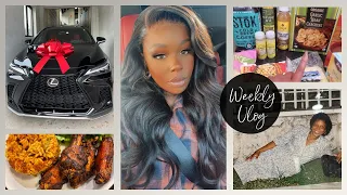 WEEKLY VLOG |MY NEW CAR IS HERE! 2022 NX350 FSPORT HAPPY B-DAY MOM OBSESSED WITH TRADER JOES! BRUNCH