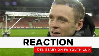 Derek Geary | Blades U18s v AFC Wimbledon | FA Youth Cup reacton