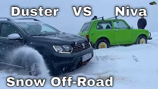 Dacia Duster (Riken Suv) vs Lada Niva (Kama I-511) Snow Offroad