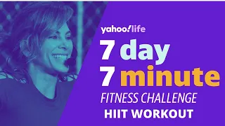 Jillian Michaels 7-Minute Fitness Challenge, Day 2: High Intensity Calorie Burner | Yahoo Life