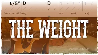 "The Weight" Complete Guitar Tutorial | Intro Riff, Chords & Lyrics, Strumming Pattern