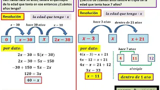 RAZONAMIENTO MATEMÁTICO   Edades(primera parte)