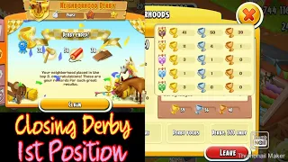 Hay Day Collecting Derby Rewards | 1st Position | Champions League | Closing Derby | Derby Trophies
