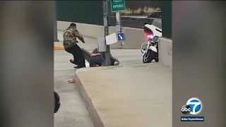 Good Samaritan saves CHP officer trapped in headlock