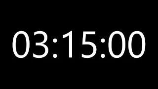 3 hour 15 minute timer