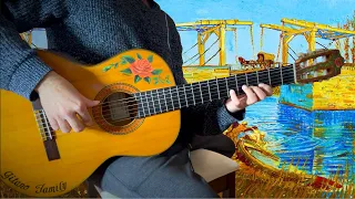 Le Pont de Langlois - LucasGitanoFamily (Van Gogh Album)【flamenco guitar music song】
