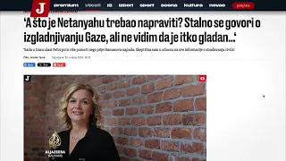 Željana Zovko o Gazi: 'Ne vidim da je itko gladan'