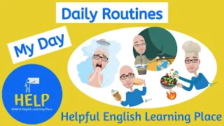 ESL Daily Routines Vocabulary - Present Simple Sentences with Adverbs of Frequency