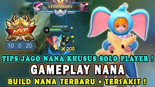 CARA MAIN NANA TERBARU 2024❗COMBO + BUILD NANA TERSAKIT 2024❗TUTORIAL GAMEPLAY NANA TOP GLOBAL-MLBB