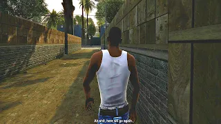GTA San Andreas Definitive Edition - "Ah Shit Here We Go Again" Scene (4K Remastered)