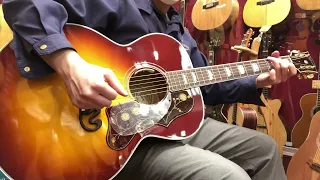 【Gibson SJ-200 Autumn Burst】試奏してみました！