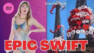 Taylor Swift TOOK OVER the Eiffel Tower as she ARRIVES in Paris ahead of Eras Tour Europe