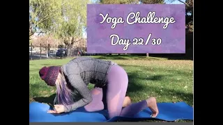 Day 22: Gentle Feel Good Back Strengthening + Hips|Hamstring Stretch - Yoga with Concha