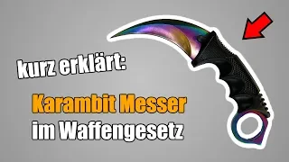 Ist ein Karambit Messer eine Waffe?