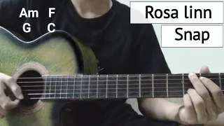 CHORD GITAR (EASY/MUDAH) Snap - Rosa Linn (guitar tutorial) Easy Chord!