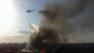 Пожар в Бирюлево 06.08.2011