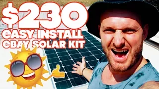 Easy Cheap Solar Kit for Going Off Grid, Free camping and Boondocking