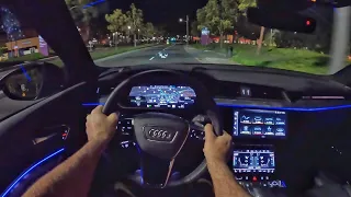 2022 Audi e-Tron Chronos Edition POV Night Drive (3D Audio)(ASMR)