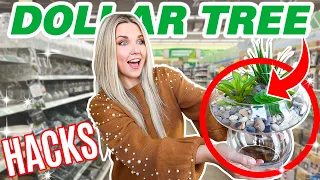 You'll never look at DOLLAR TREE the same again! DIY + Home Hacks