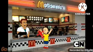 caillou gets grounded on cartoon network