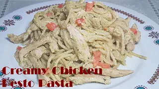 Creamy Chicken Pesto Pasta | Homemade Pesto Sauce Recipe