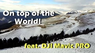 DJI Mavic Pro drone over Carpathians (Bucegi, Sinaia)