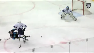 Menell falls under Boikov's crushing hit