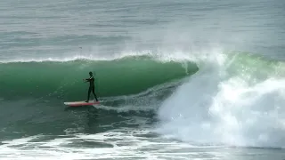 Surfing Santa Cruz - Wavestorm at Steamer Lane 1/5/21