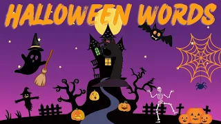Learn Halloween Vocabulary Words | List of Halloween words in English | Happy Halloween!