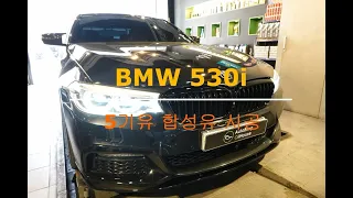 BMW G30 530i 합성엔진오일로 교환 합니다. 순정은 그닥...