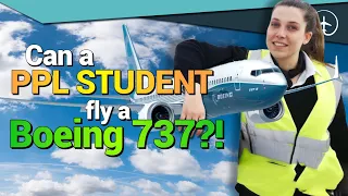 Can a PPL student fly a Boeing 737NG?!