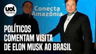 Bolsonaro e Elon Musk: Veja a repercussão da visita do empresário ao Brasil