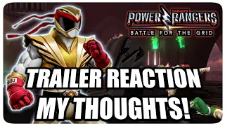 Power Rangers: Battle For The Grid - Street Fighter Crossover Trailer Reaction! - My Thoughts!