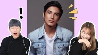 Reaksi orang Korea yang jatuh cinta dengan aktor Indonesia | Korean reacts to Junior Roberts Tiktok