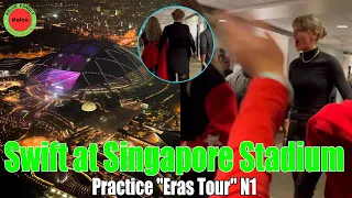 OMG! Taylor Swift APPEARED at Singapore National Stadium before the first night of the Eras Tour