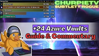 How to Top Meters as a Sub Rogue in Azure Vaults 114K DPS | Guide and Commentary