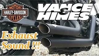 Exhaust Sound | V&H Shortshots + Quiet baffles | Harley Forty Eight #02