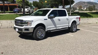 2019 F-150 leveled 20x10 fuel wheels and 33 inch BF Goodrich use Amsoil referral 30213198 25% off pc