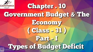 Budget Deficits (Fiscal Deficit , Revenue Deficit , Primary Deficit )( Class - 31 ) ( Part- I)