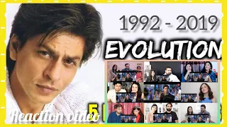 SHAH RUKH KHAN EVOLUTION(1992-2019) | REACTION MASHUP | Hani Reaction Mashup