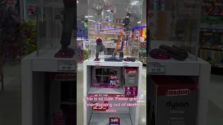 Dyson vacuum cleaner and hair dryer. Toys for kids or adults? 😂 #dysontoys #toyrus #tiktoksg