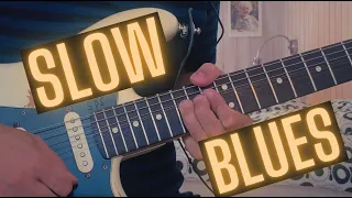 Slow Blues Guitar Backing Track - D Minor