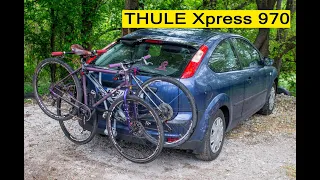 Установка багажника на фаркоп THULE Xpress 970