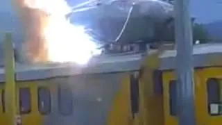 Crazy Electric Shock On Train