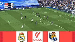 Real Madrid vs Real Sociedad | LaLiga EA Sports 2023/24 • Full Match Today [PES 2021]