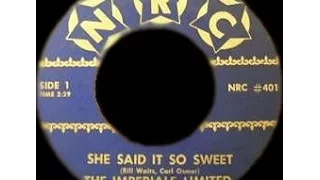 The Imperials Limited - She Said It's So Sweet