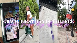 GRWM: FIRST DAY OF COLLEGE HBCU EDITION | Freshman Year 2022+ Vlog |