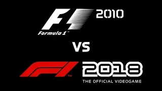 F1 2010 vs F1 2018 Comparison! | Monaco Circuit