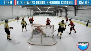 It's Always About Rebound Control | GoPro Hockey Goalie [HD] - GAME 2