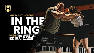 Ashley Lakomowski Steps in the Ring with Pro Wrestler Brian Cage | HOSSTILE